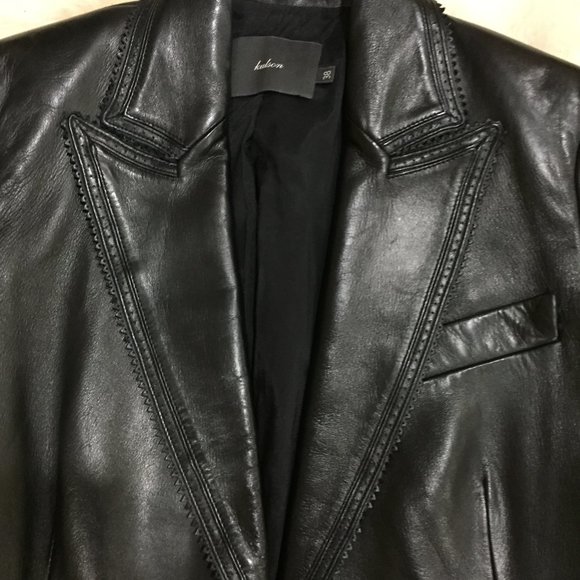 Lamb skin Leather Lady's Jacket. Superior Quality. Made in Italy. Size 2